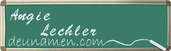 Angie Lechler Visitenkarte
